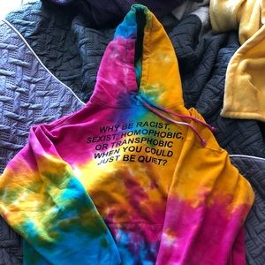 Tie Dye Statement Hoodie